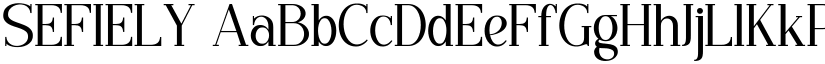 SEFIELY font download