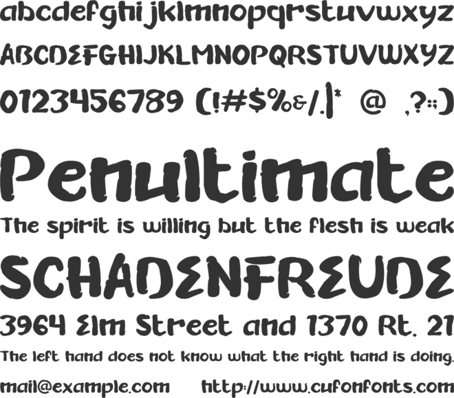 Doodle Mate font preview