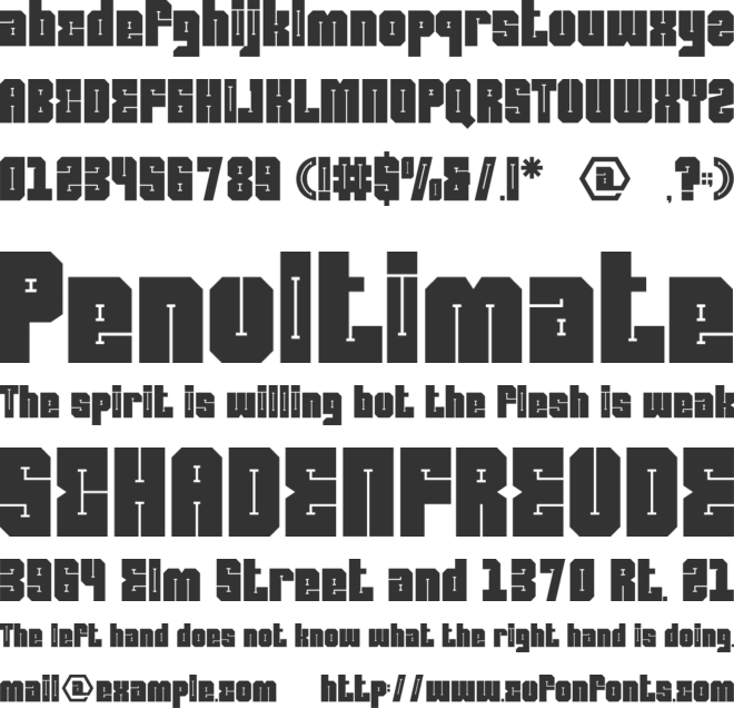 Dexvor font preview