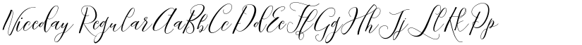 Niceday Regular font