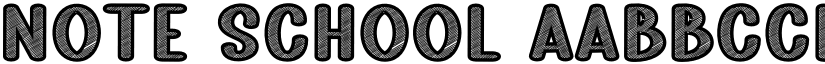 Note School font download
