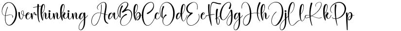 Overthinking font download