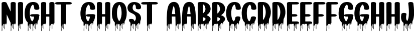 Night Ghost font