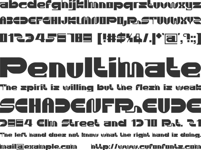 Goortir font preview