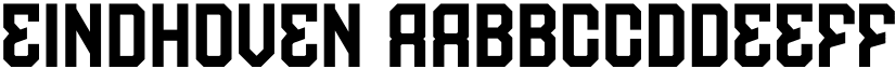 Eindhoven font