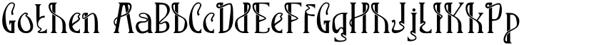 Gothen font download
