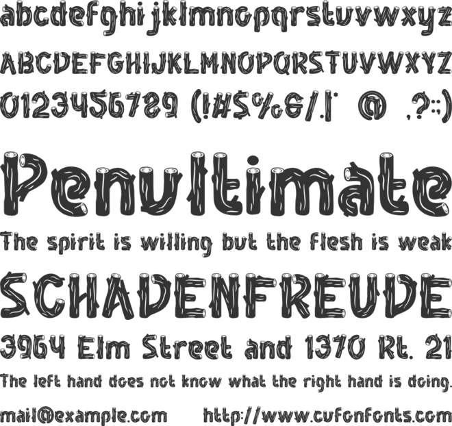 Firly font preview