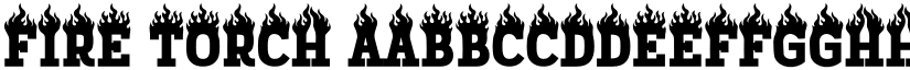 Fire Torch font