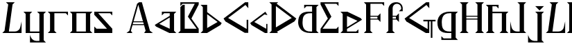 Lyros font download