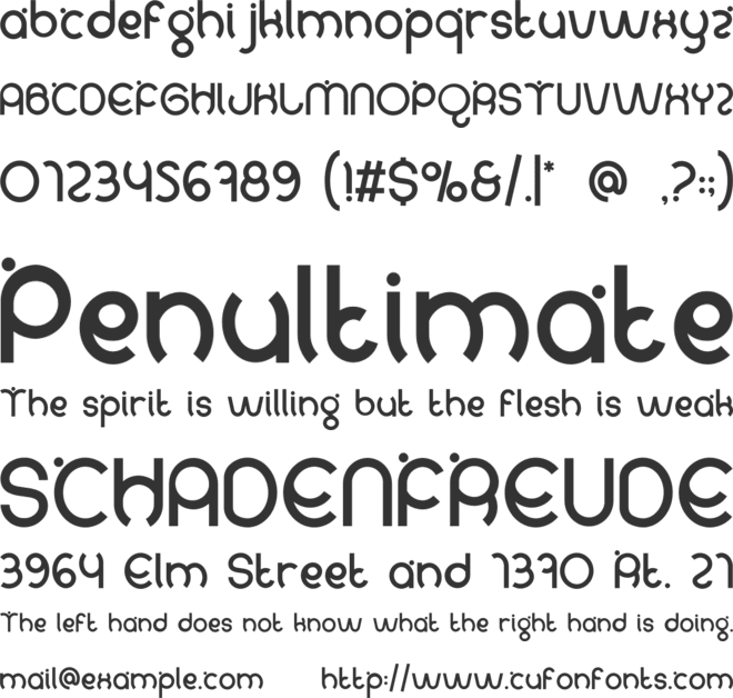 Logoza font preview