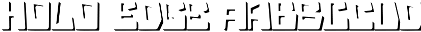 Holo Edge font download