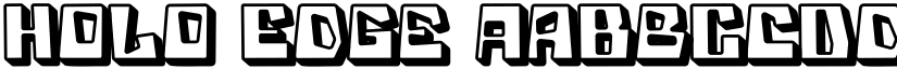 Holo Edge font