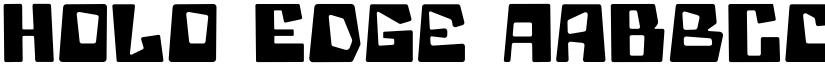 Holo Edge font