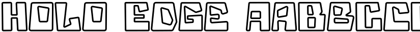 Holo Edge font