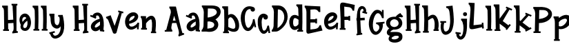 Holly Haven font download