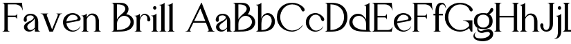 Faven Brill font download