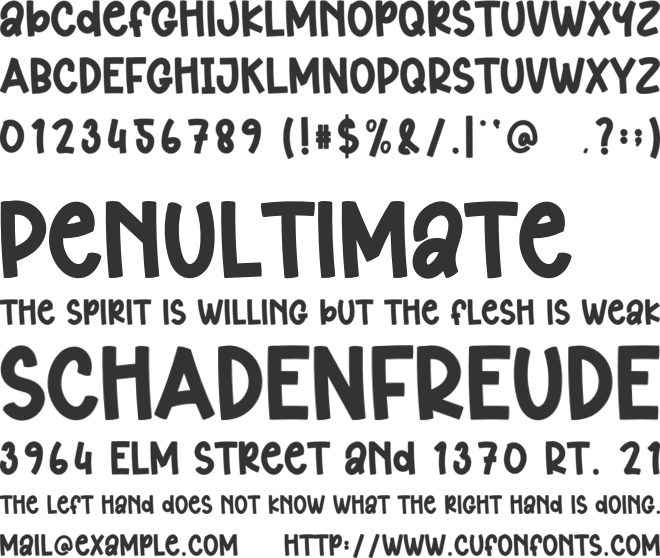 HAPPY HOLIDAY font preview