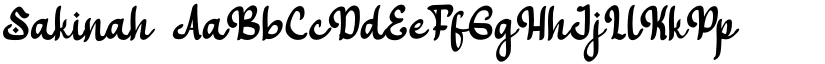 Sakinah font download