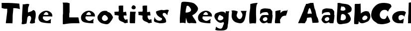 The Leotits font download