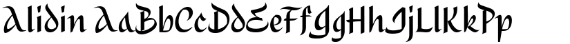 Alidin font download