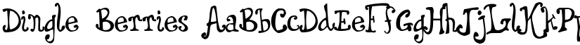 Dingle Berries font