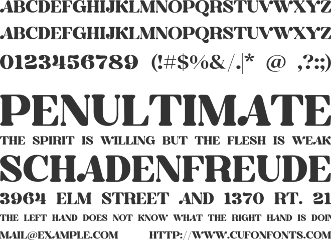 QUSTY font preview
