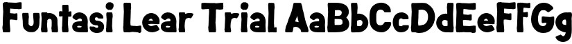 Funtasi Lear Trial font