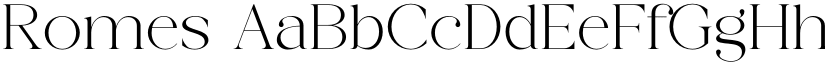Romes font download