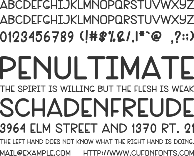 Notes Bundle font preview