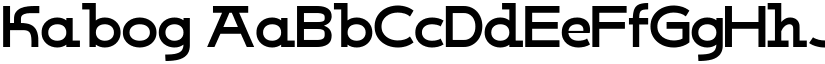 Kabog font download