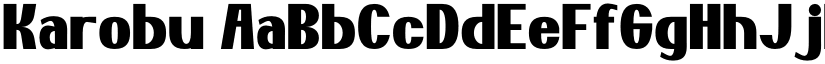Karobu font