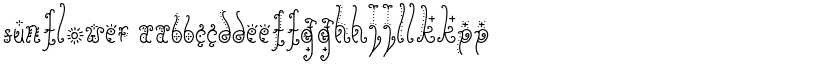 Sunflower font