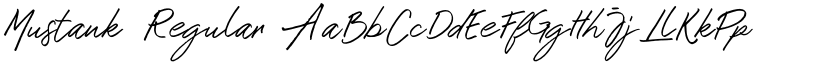 Mustank Regular font