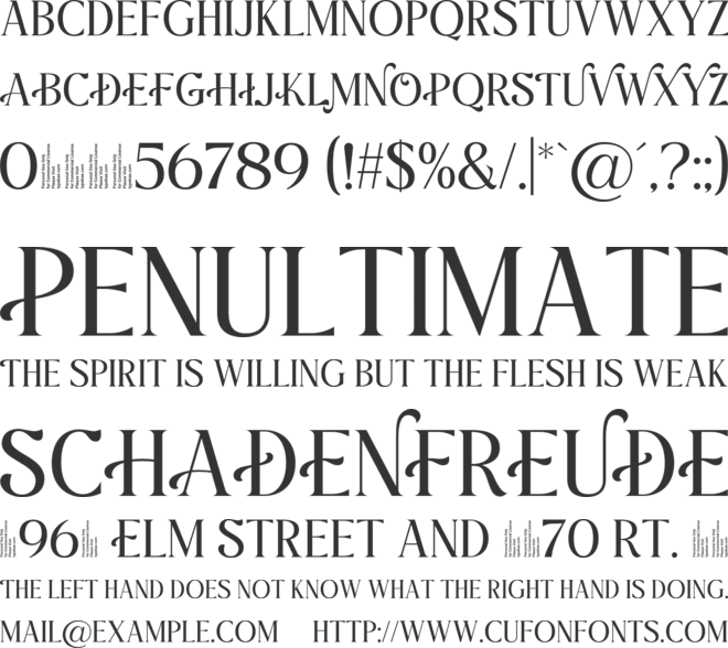 Praise font preview