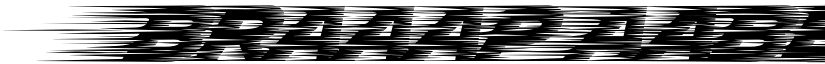 Braaap font