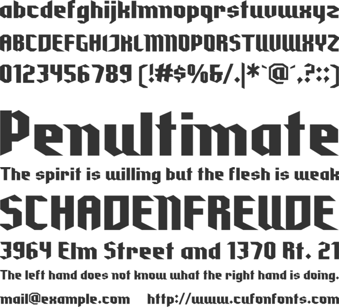 Jupitor font preview