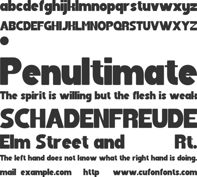 GRUNO font preview