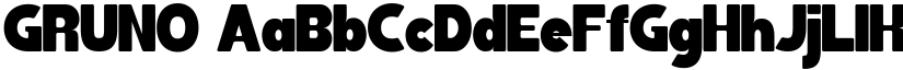 GRUNO font