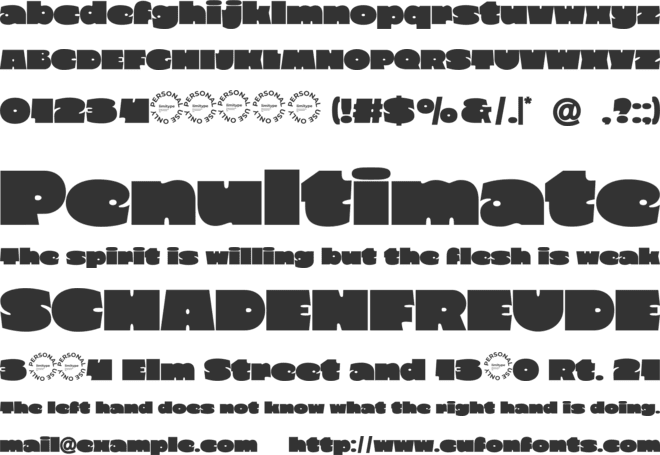 Orbold Bold Font font preview