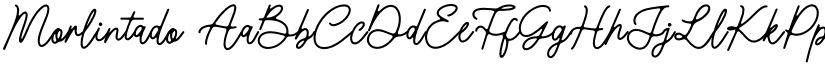 Morlintado font download