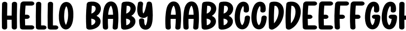 Hello Baby font