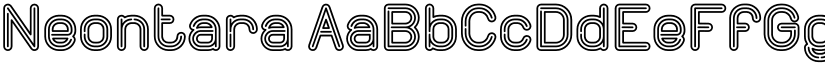 Neontara font