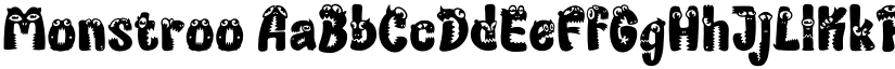 Monstroo font