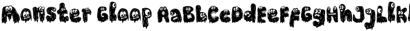 Monster Gloop font