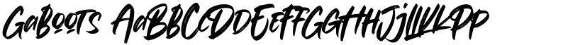 Gaboots font download