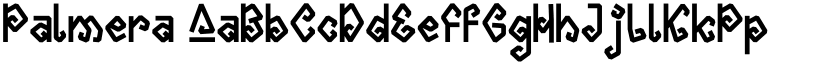 Palmera font