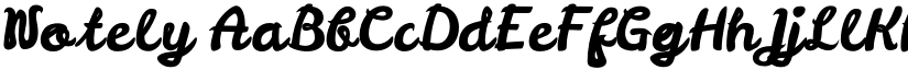 Notely font download