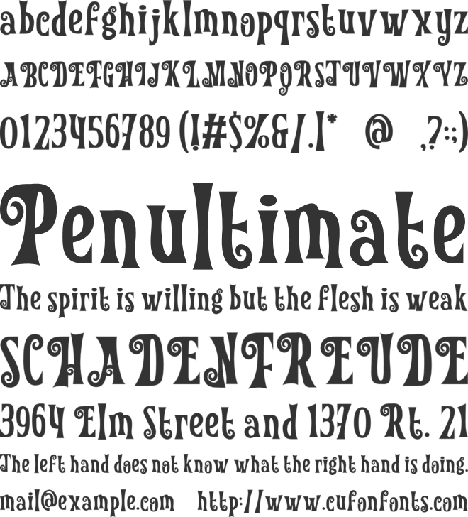 Noctra font preview