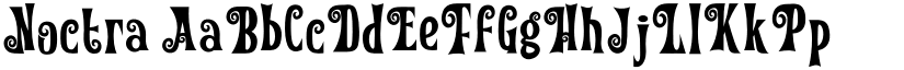 Noctra font