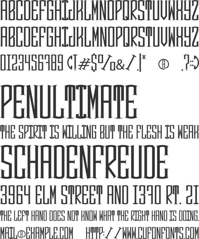 Royal Display Monogram font preview